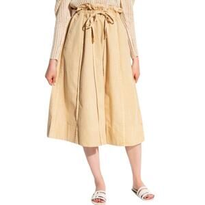 Ulla Johnson Taite Skirt Sand Beige Size 8